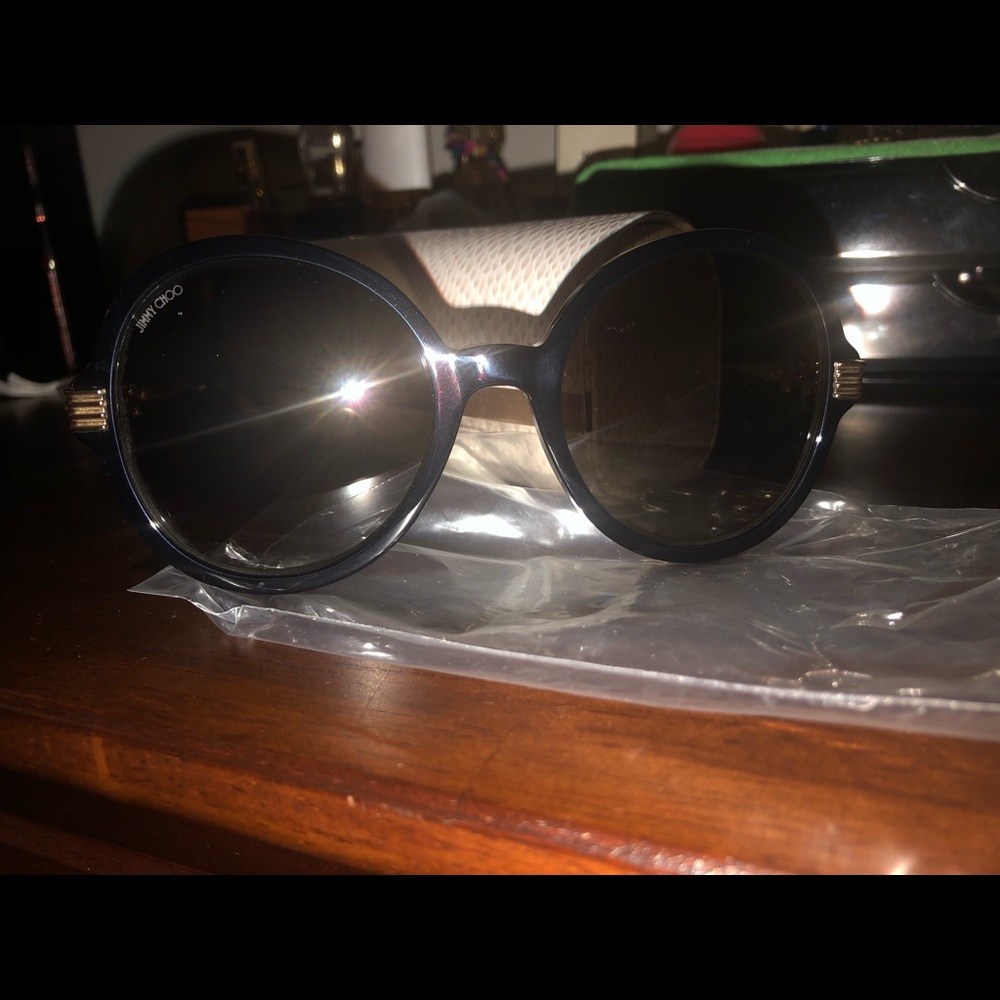 NWT Jimmy Choo large round sunglasses - Picture 4 of 9